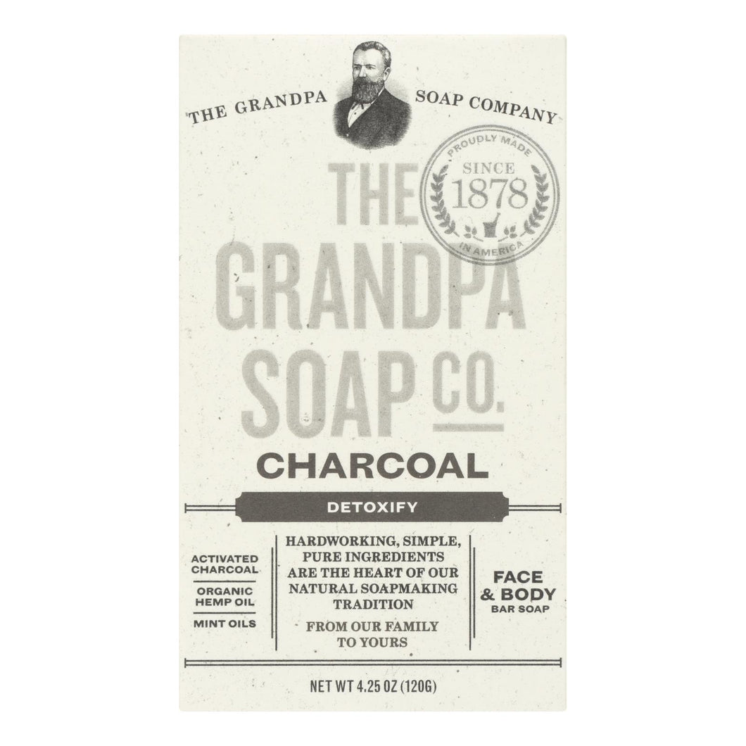 Grandpa Soap Soap - Charcoal - 4.25 Oz