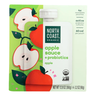 North Coast Organic Apple Sauce + Probiotics - Quantity: 6