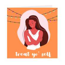 Load image into Gallery viewer, Treat Yo&#39; Self Blank Cards (Pack Of 5)
