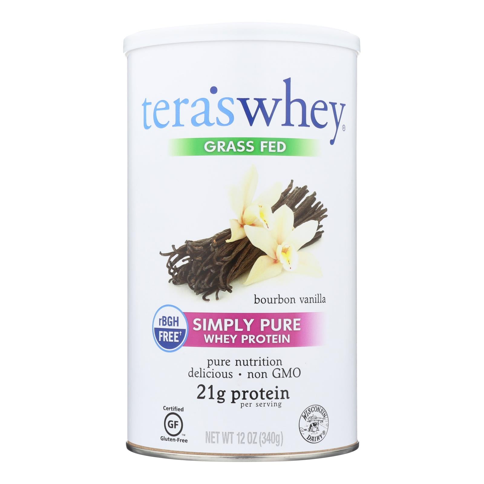Teras Whey Protein Powder Whey - Bourbon Vanilla - 12 Oz