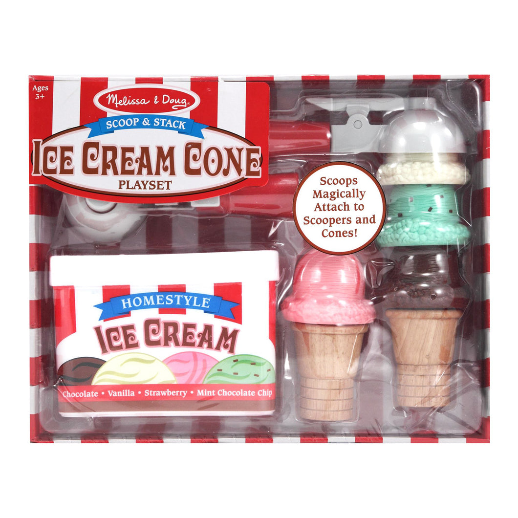 Scoop & Stack Ice Cream Cone Playset Melissa & Doug