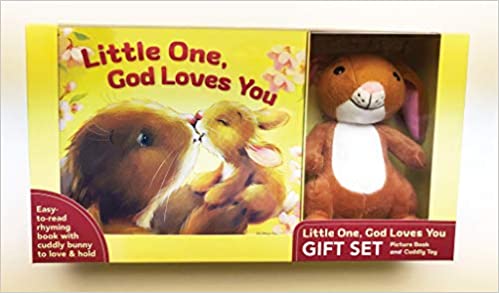 Little One, God Loves You Gift Set (Book & Plush)