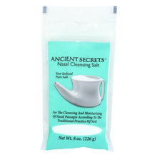Load image into Gallery viewer, Ancient Secrets Nasal Cleansing Pot Salt - 8 Oz
