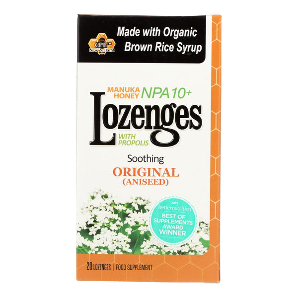 Pacific Resources Int. Manuka Honey Npa 10+ Lozenges With Propolis Food Supplement - 1 Each - 20 Ct