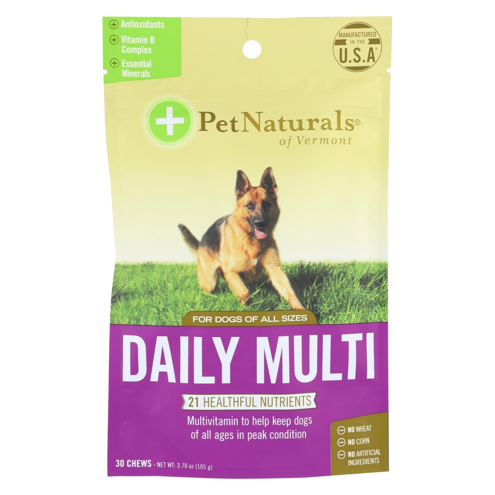 Pet Naturals Of Vermont Daily Multi Dog Chews  - 1 Each - 30 Ct