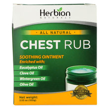 Load image into Gallery viewer, Herbion Naturals All Natural Chest Rub Ointment  - 1 Each - 3.53 Oz
