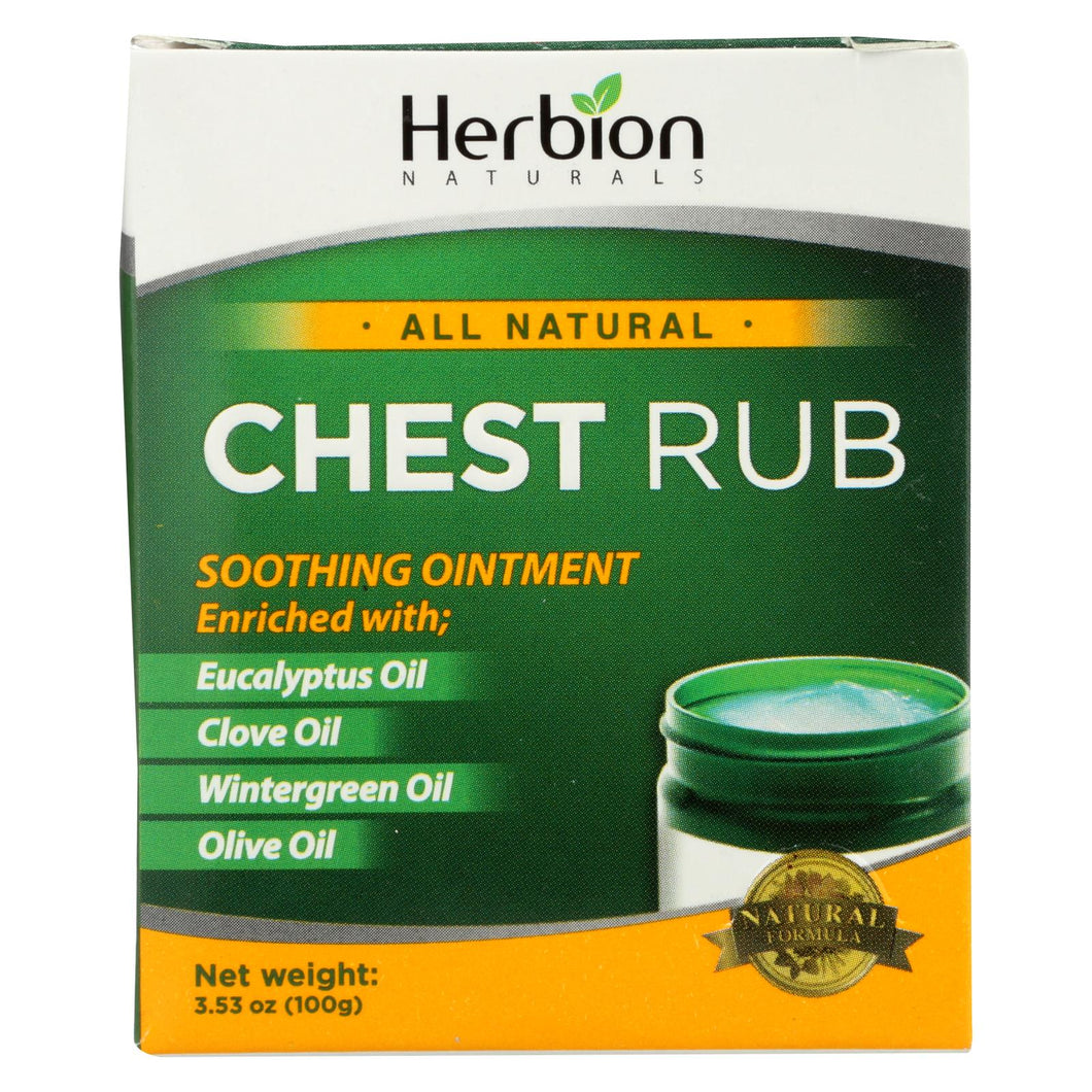 Herbion Naturals All Natural Chest Rub Ointment  - 1 Each - 3.53 Oz