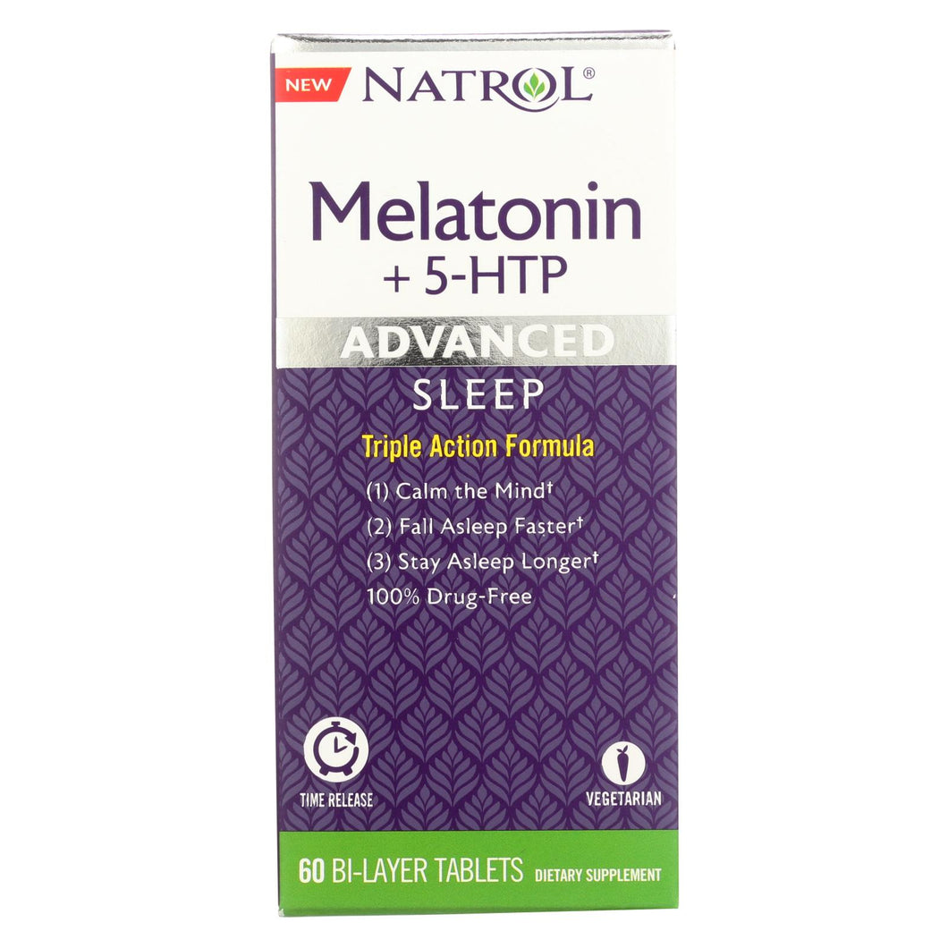 Natrol - Melatonin Advance +5 Htp - 1 Each - 60 Tab