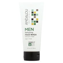 Load image into Gallery viewer, Andalou Naturals - Face Wash - Men&#39;s Refreshing - 6 Fl Oz.
