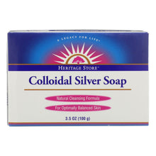 Load image into Gallery viewer, Heritage Store - Bar Soap Colloidal Silver - Quantity: 3

