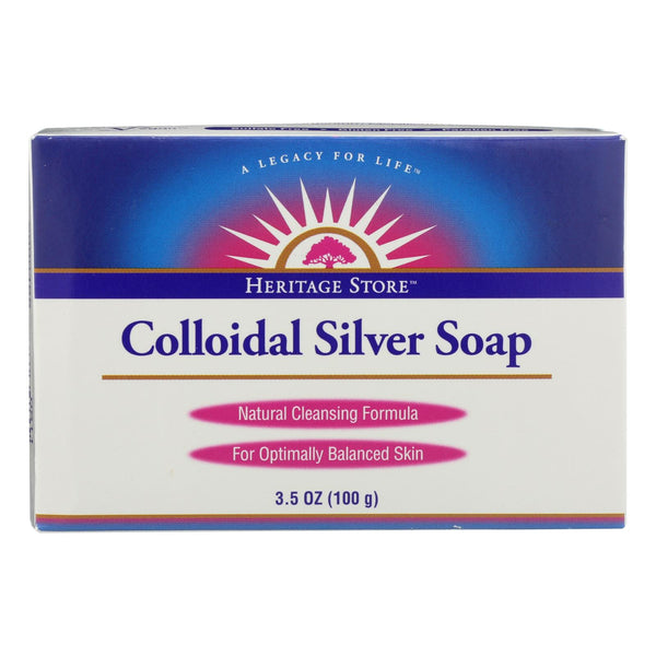 Heritage Store - Bar Soap Colloidal Silver - Quantity: 3