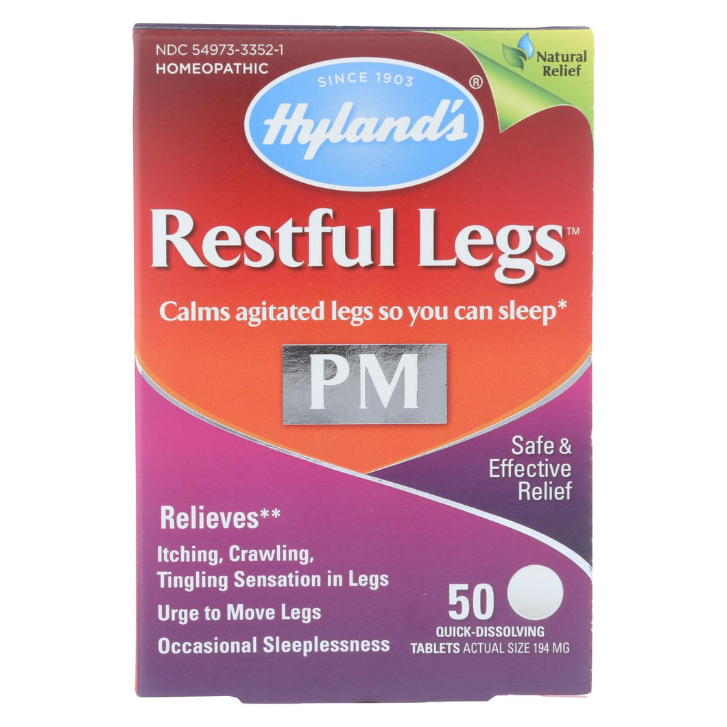 Hylands Homeopathic - Restful Legs Pm - 50 Tab