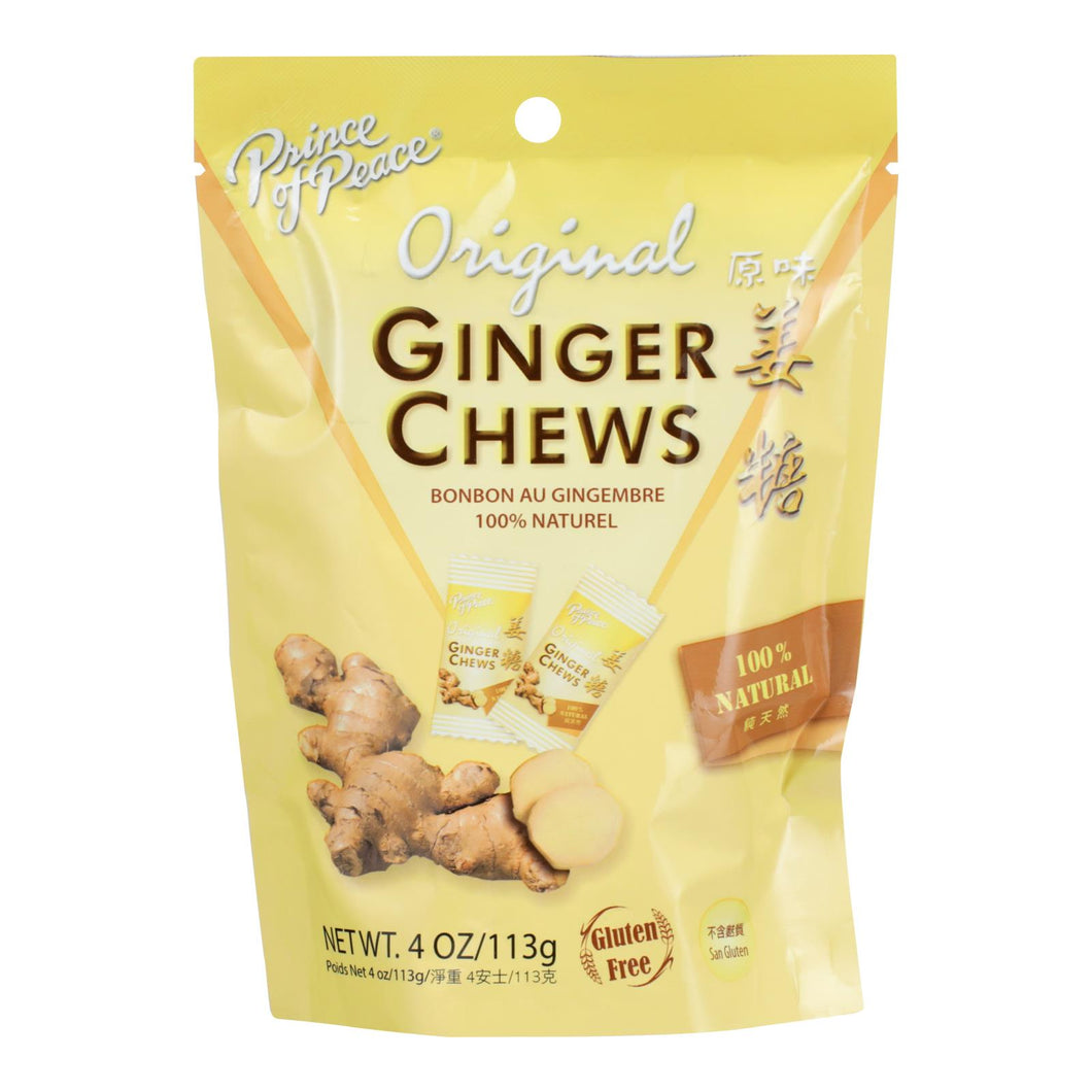 Prince Of Peace - Chews Ginger - 1 Each - 4 Oz