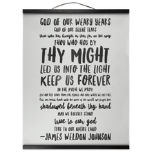Load image into Gallery viewer, Lift Every Voice And Sing (The Negro National Anthem) Hanging Canvas Wall Art

