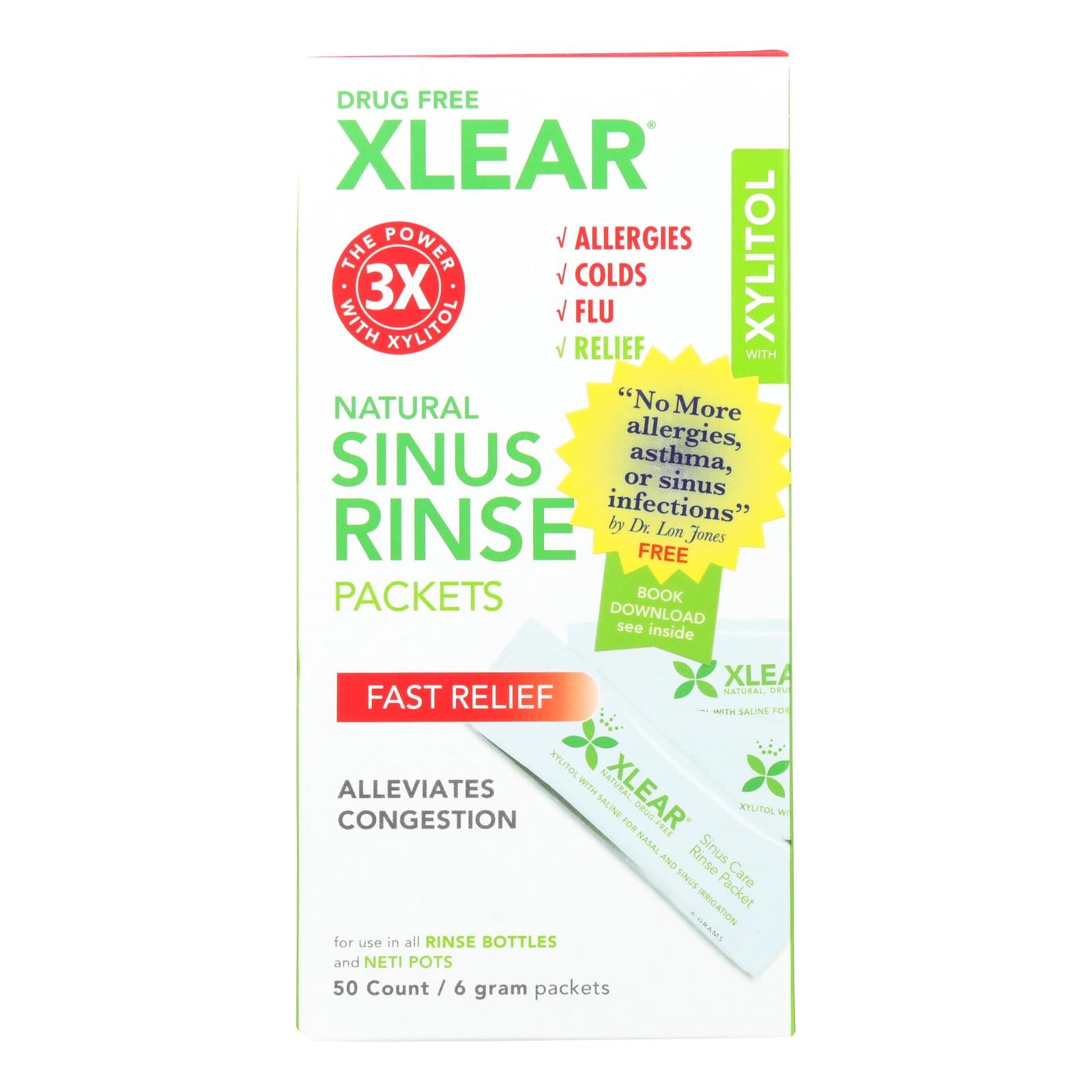 XCLEAR SINUS RINSE 6PK + NASAL IRRIGATION BOTTLE – The Herbal Dispensary  Raglan