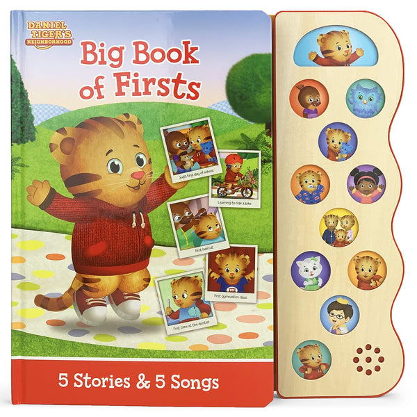 Big Book of Firsts: 5 Stories & 5 Songs ( Daniel Tiger's Neighborhood Interactive Early Bird Children's Song Book with 10 Sing-Along Tunes )