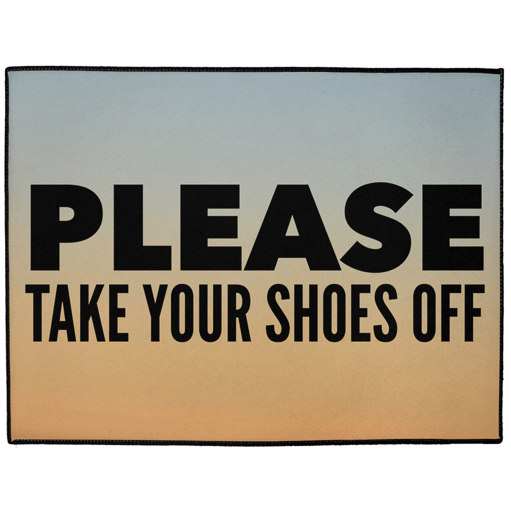 Please Take Your Shoes Off Indoor Floor Mat