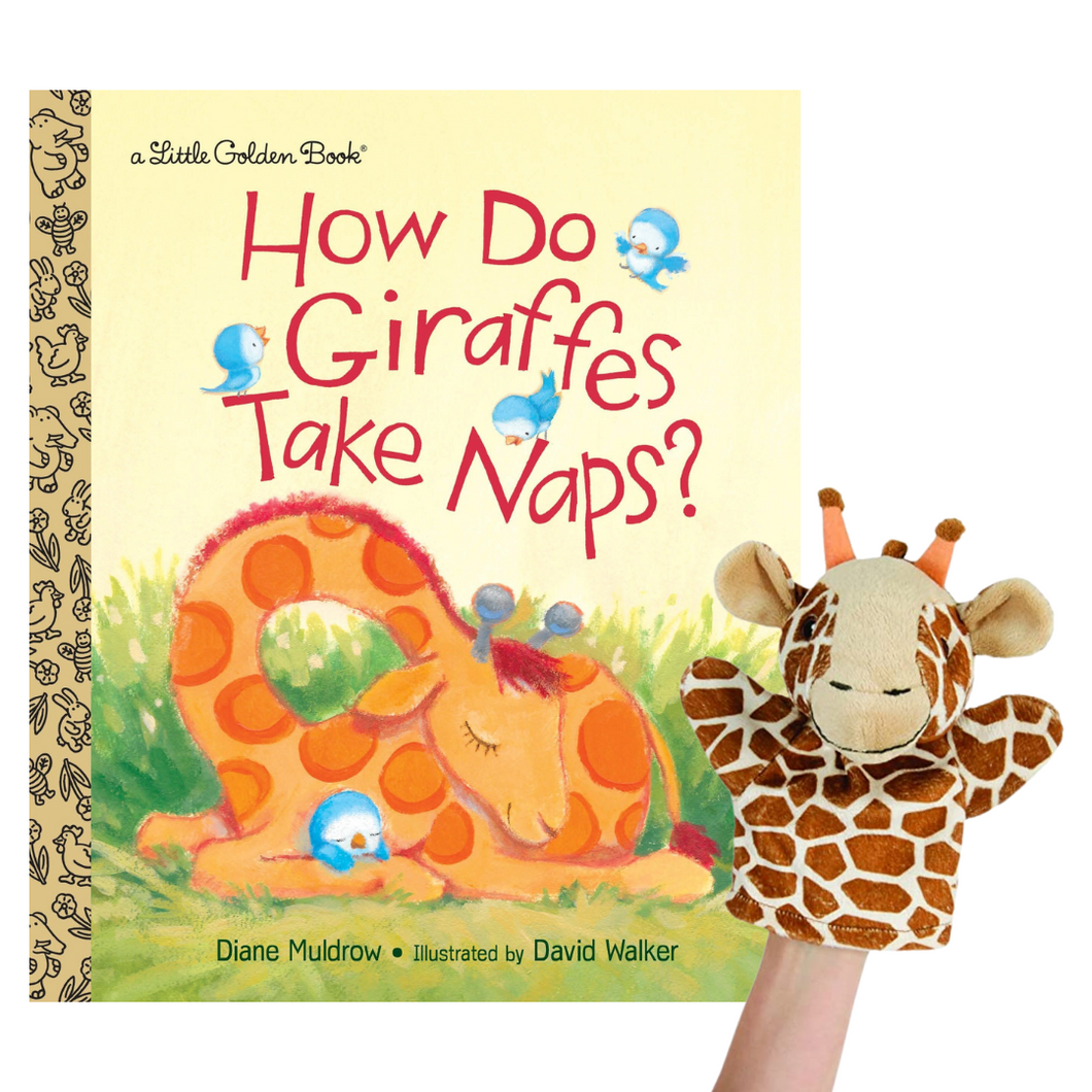 How Do Giraffes Take Naps? Book & Giraffe Puppet