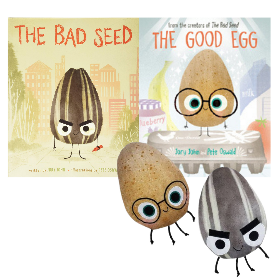 The Bad Seed, The Good Egg & Two-Sided Stuffed Toy