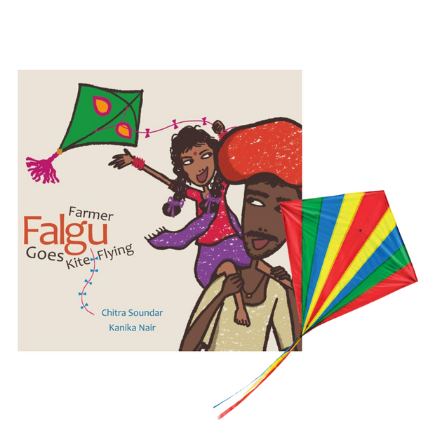 Farmer Falgu Goes Kite Flying Book & Diamond Kite Melissa & Doug