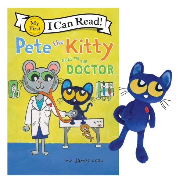Pete the Kitty Doll & Pete The Kitty Goes to the Doctor ( My First I Can Read Book)