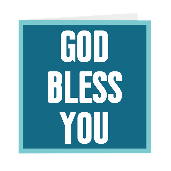 God Bless You Blank Cards (Pack Of 5)