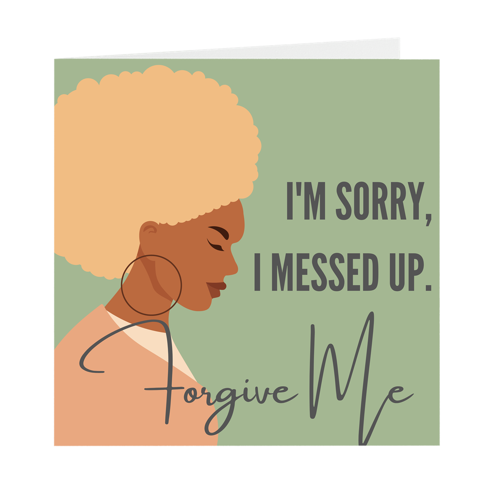Forgive Me Blank Cards (Pack Of 5)