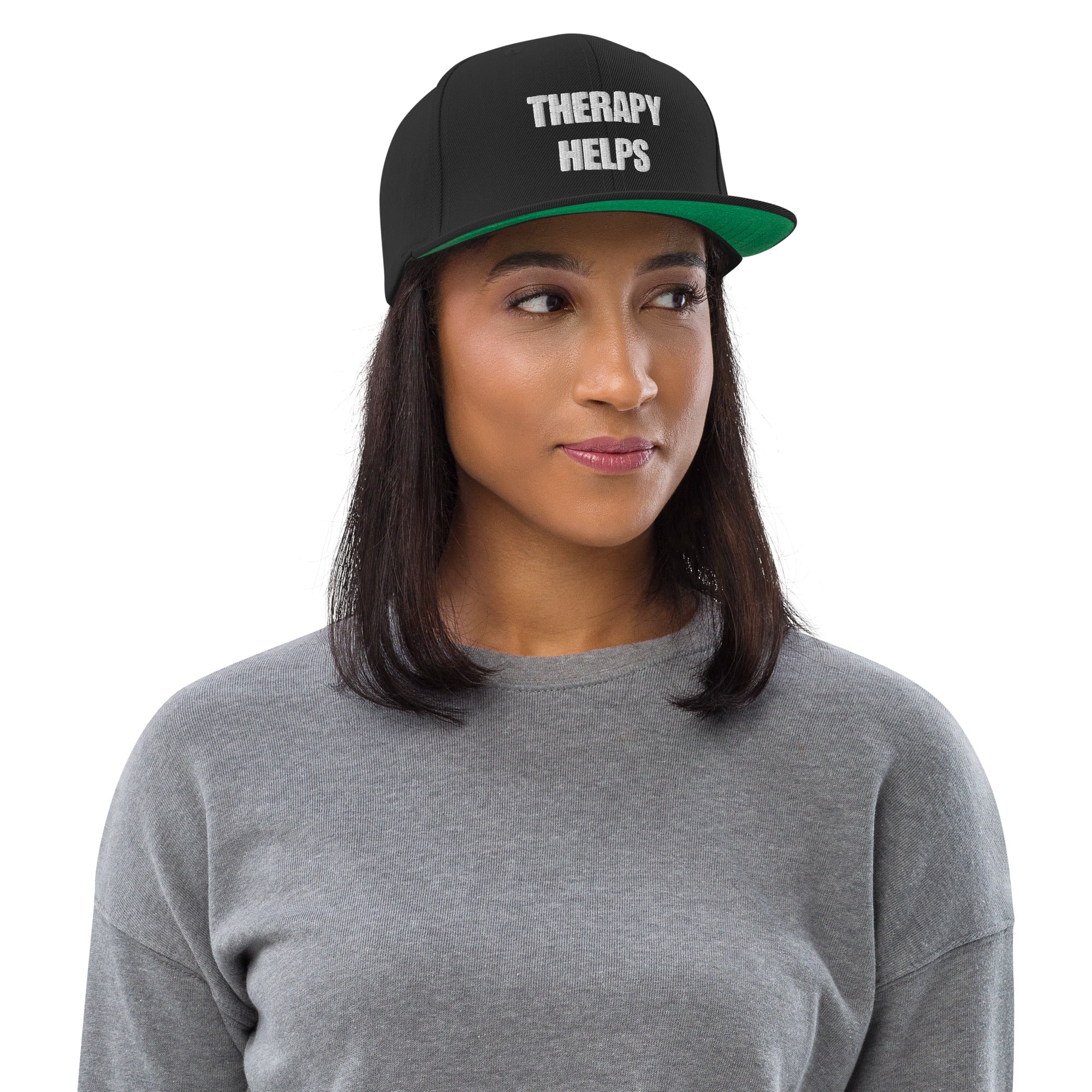 Therapy Helps Snapback Hat