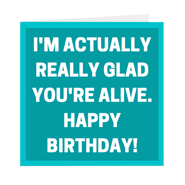 Happy Birthday Blank Cards (Pack Of 5)