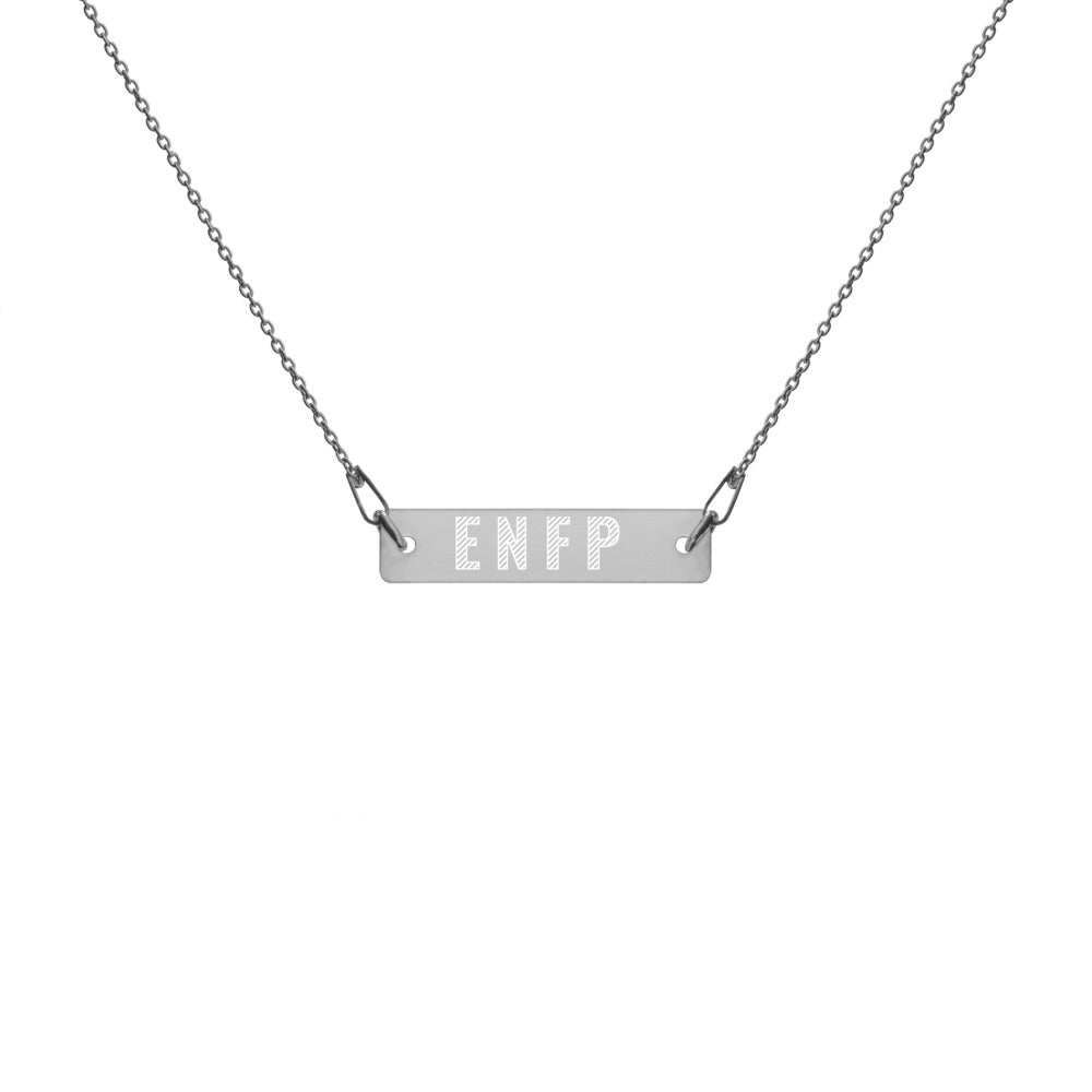 ENFP Myers Briggs Engraved Necklace