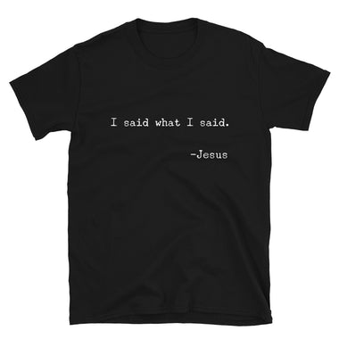 I Said What I Said (Jesus) Unisex Tee