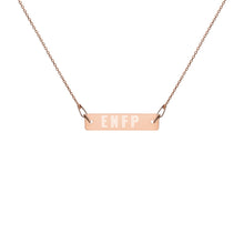 Load image into Gallery viewer, ENFP Myers Briggs Engraved Necklace
