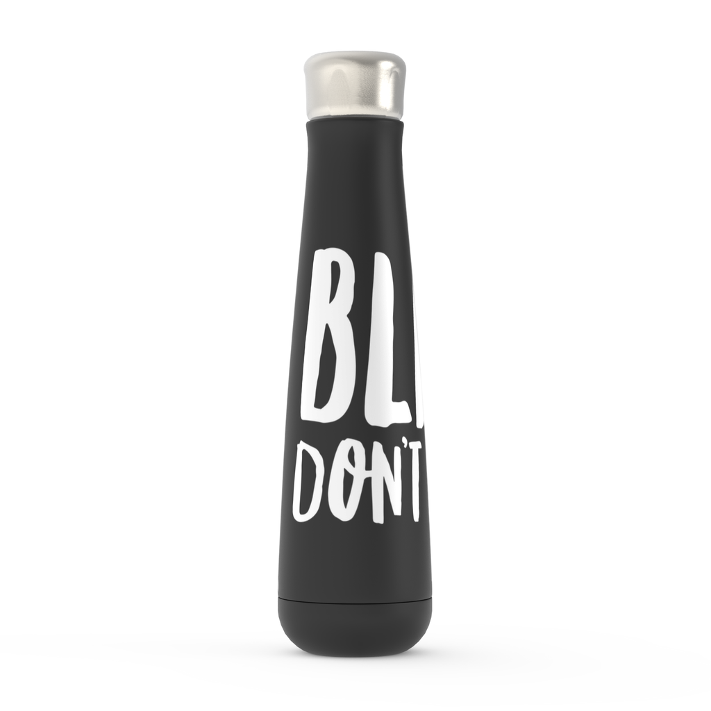 Black Don't Crack Water Bottle