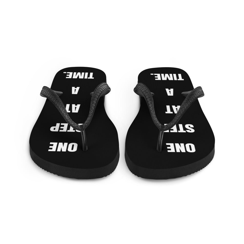 One Step At A Time Unisex Flip Flops