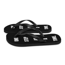 Load image into Gallery viewer, One Step At A Time Unisex Flip Flops
