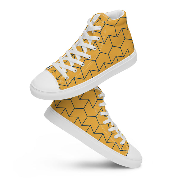 Here Comes The Sun Women’s High Top Canvas Shoes